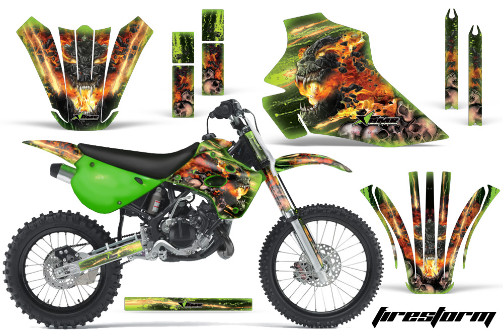 Kawasaki KX80 KX100 95-97 Graphics Kit FS G